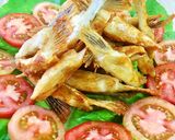 Hình bước làm 2 của món Vây Cá Hồi Chiên Giòn