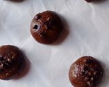 Foto langkah ke 5 dari resep COOKIES COKLAT ISI SELAI KACANG ♡.