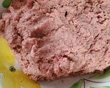 A picture of step 2 of Mom's Ham Balls.