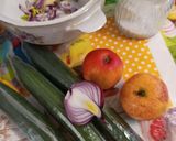 Tarhonyás hús (sertés pörkölttel lecsóval) recept fázis 11 fotója