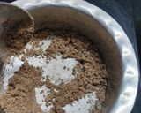 A picture of step 1 of Zan millet porridge.