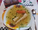 Pas rețetă Supă de porc cu tarhana 1 fotografie