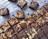Foto langkah ke 7 dari resep Brownies Chewy dengan Cream Cheese.