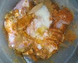 A picture of step 1 of Chicken korma biryani.