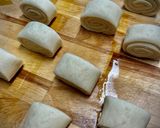 Foto del paso 12 de la receta: Espirales al curry con langostinos y un toque de mandarina y Pan mantou