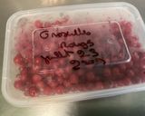 Une image de l'étape 9 de Tarte sans pâte aux amandes et groseilles rouges.