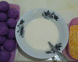 Foto langkah ke 7 dari resep Bola Ubi Ungu Coklat Lumer.
