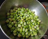 A picture of step 1 of Fresh tuvar curry.