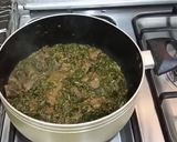 A picture of step 11 of Kashmiri Palak Gosht (Spinachmeat).