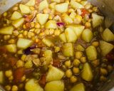 A picture of step 8 of Chickpeas Chaat.