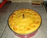 Foto del paso 7 de la receta: Tarta alta de jamón, queso, tomate y huevo