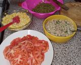 Foto del paso 1 de la receta: Torta de panqueques salada
