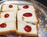 A picture of step 6 of Cucumber sandwich.