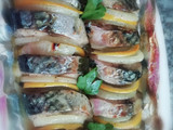 Caballa al horno