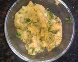A picture of step 2 of Suji sandwich.