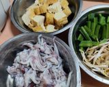 Gambar langkah 1 resipi Kuey Teow Goreng Sotong.