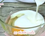 รูปขั้นตอนการทำที่ 1 ของ เค้กฝอยทองนมสดแบบนึ่ง