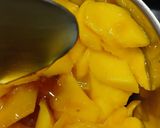 A picture of step 1 of Mango Popsicles.