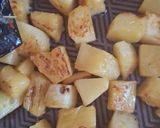 Foto del paso 2 de la receta: Pinchos de piña 🍍 Idea sencilla, fácil, saludable ♥️ 3 ingredientes 🍍 sin azúcar ni edulcorante