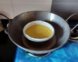 A picture of step 7 of Mango Suji Cake.