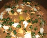 A picture of step 6 of Shahi matar paneer.