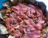 Foto del paso 14 de la receta: Maxi timbal de berenjena y pasta cocida con Dashi, atún y salmón