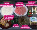 Foto langkah ke 1 dari resep Smoked beef pizza.
