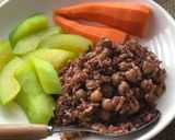 Hình bước làm 3 của món Eat clean: cơm gạo lứt đậu gà (1)