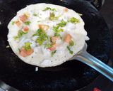 A picture of step 6 of Rava Uttapam.