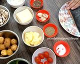 Foto langkah ke 3 dari resep Salmon steak with creamy mushroom sauce.