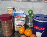 Foto del paso 1 de la receta: Torta cebra de mandarinas 🍊 y cacao