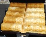 Foto langkah ke 2 dari resep Sosis waffle simpel.