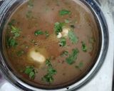 A picture of step 5 of Dal Makhani.