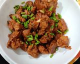 A picture of step 13 of Schezwan Chicken.
