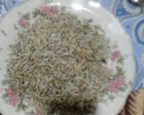 عکس مرحله 1 از دستور سبزی پلو با ماهی کباب شده