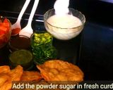 A picture of step 3 of Aloo Dahi Papdi Chaat.