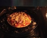 A picture of step 9 of Corn Pizza.