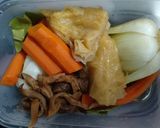 Gemüse - Reis - Bowl mit karamellisiertem Schweinebraten Rezeptschritt 4 Foto