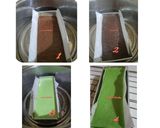 Foto langkah ke 3 dari resep Brownies Coklat Pandan Kukus.