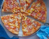 Foto langkah ke 7 dari resep Pizza Jagung Sosis.