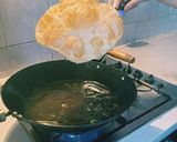 A picture of step 5 of Poori Fried flatbread (Halwa Pori).