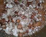 A picture of step 4 of Dry fruit chikki using jaggery.