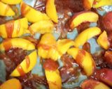 عکس مرحله 1 از دستور 🥮کیک آپساید داون هلو🍑کاراملی