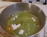 A picture of step 4 of Coriander leaves jowar puri.