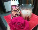 A picture of step 3 of Chocolaty Thandai.