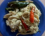 Foto langkah ke 5 dari resep Botok jamur tahu tanpa daun pisang.