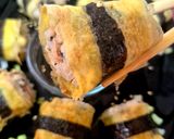 Foto del paso 5 de la receta: Sushi en rollos de tortilla. -Eggrolls sushi-