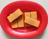 கேரட் மைசூர் பாக் (Carrot Mysore pak recipe in tamil) ரெசிபி ஸ்டேப் 8 புகைப்படம்
