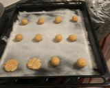 A picture of step 2 of Peanut butter biscuits.