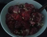 Hình bước làm 1 của món Bò Nấu Đậu